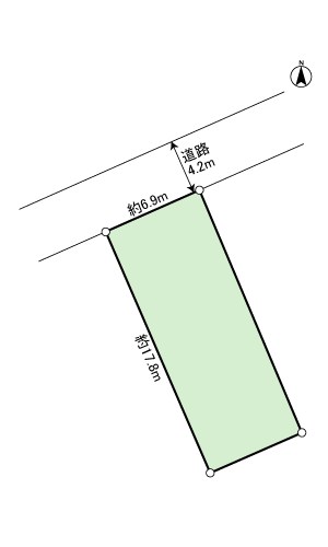 瀬名中央２丁目　土地 間取図・土地図