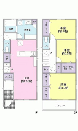 【静鉄不動産】エバースクエア緑町　２号地 間取図・土地図
