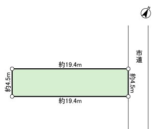 馬渕四丁目90番7 間取図・土地図