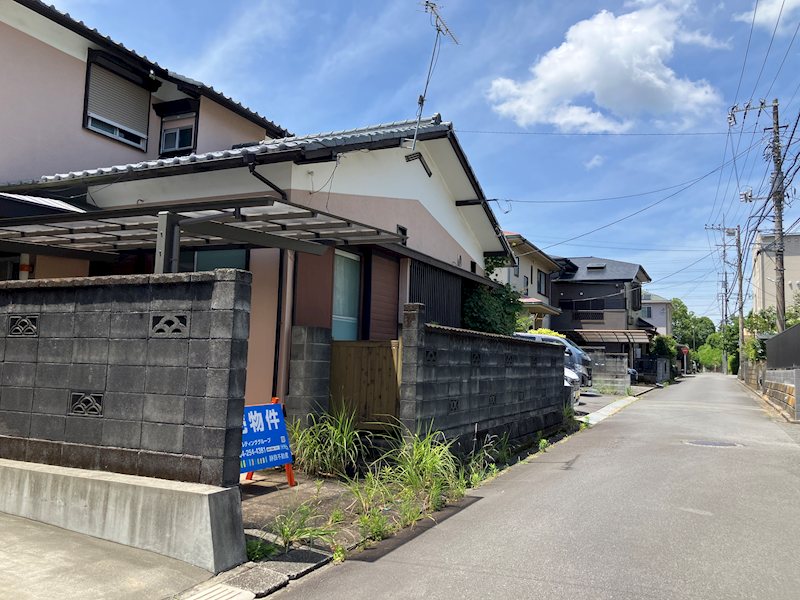 沼津市大岡　売土地 現地写真（前面道路含む現地写真）