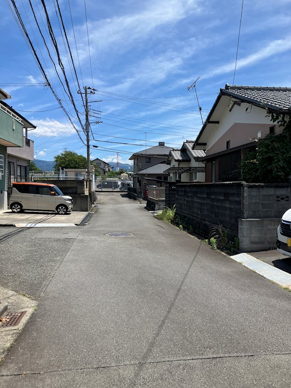 沼津市大岡　売土地 現地写真（前面道路含む現地写真）
