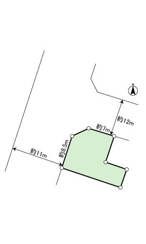 清水区江尻町　戸建 区画図