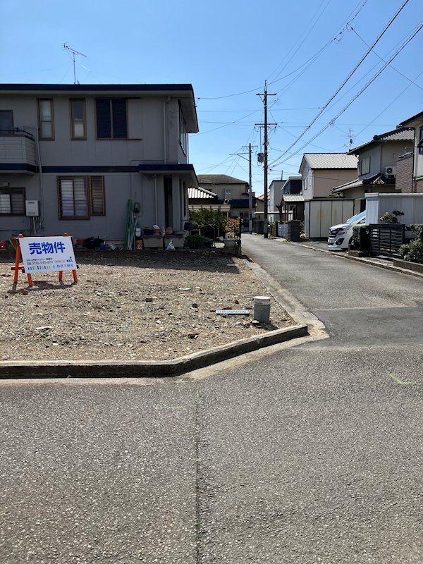 高橋一丁目売り土地 現地写真（前面道路含む現地写真）