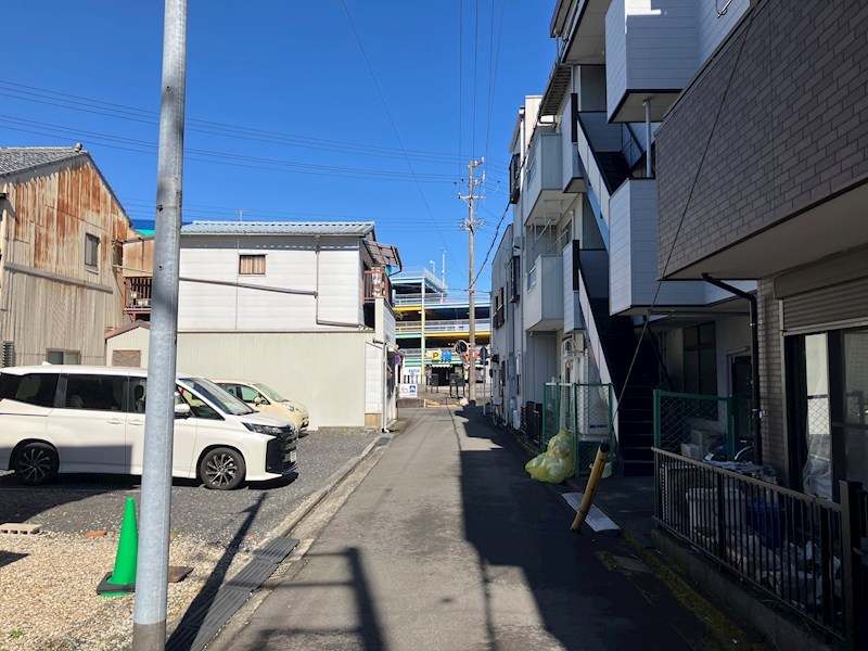安西５丁目　土地 現地写真（前面道路含む現地写真）