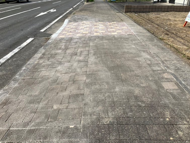 【静鉄ホームズ】　藤枝市前島二丁目　(建築条件付宅地） 現地写真（前面道路含む現地写真）