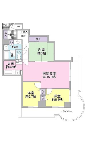 エンブル・シティ焼津506 間取図・土地図