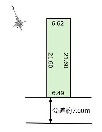 葵区大岩２丁目　土地 区画図
