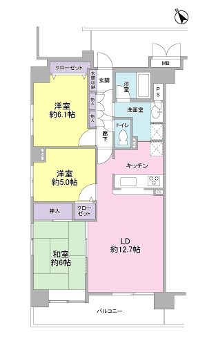 サン・アイリス焼津 間取図・土地図