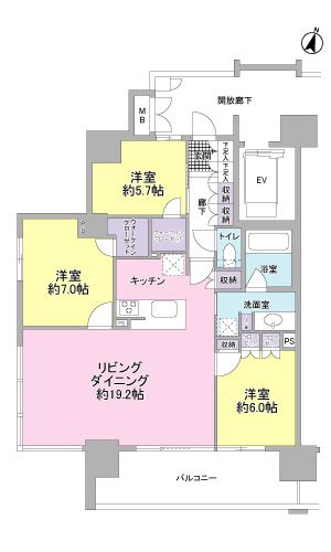 エンブルクロス藤枝1201 間取図・土地図