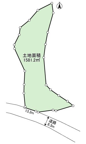 裾野市深良工場 間取図・土地図