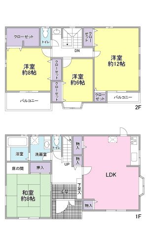 清水区幸町　戸建 間取図・土地図