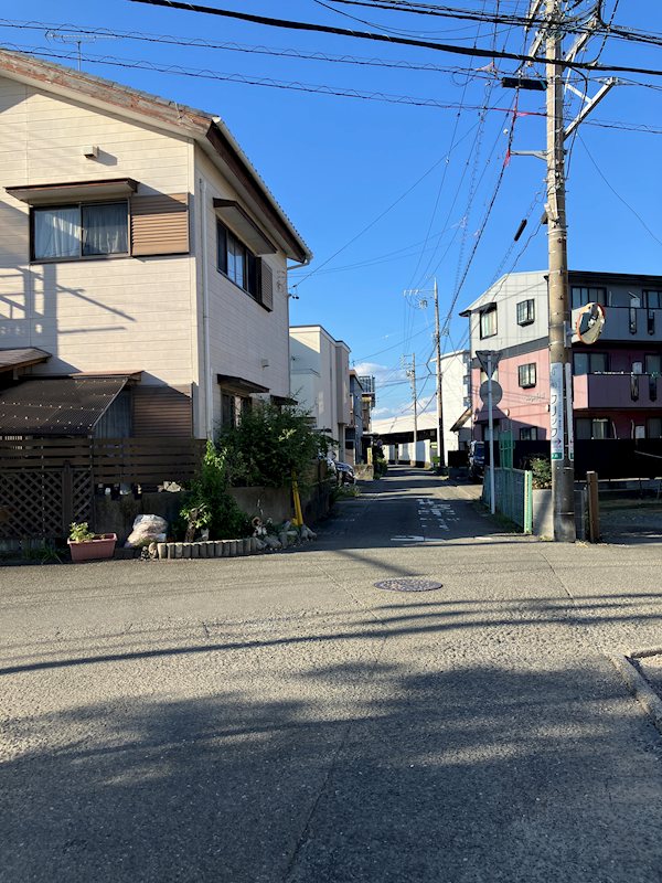 静岡県静岡市駿河区中島 現地写真（前面道路含む現地写真）