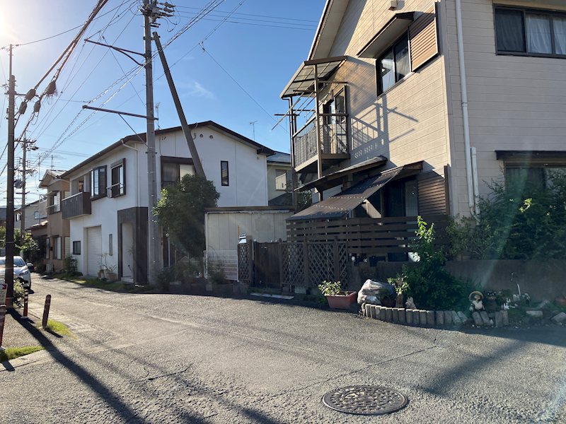 静岡県静岡市駿河区中島 現地写真（前面道路含む現地写真）
