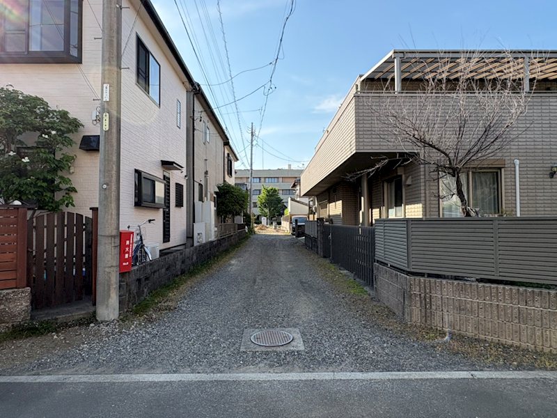 北安東四丁目 売土地 C区画 現地写真（前面道路含む現地写真）