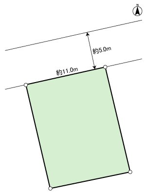 静岡県静岡市葵区北３丁目 間取図・土地図