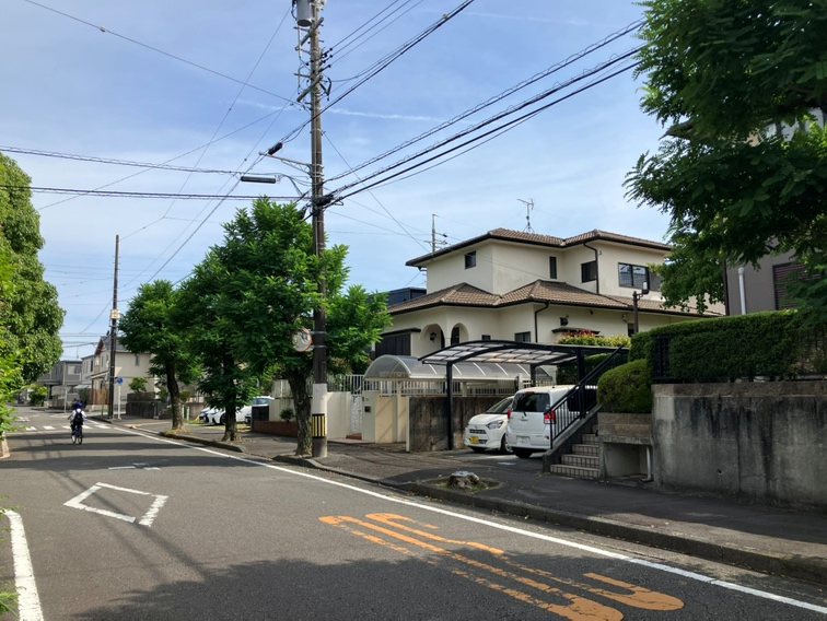 藤枝市南駿河台五丁目 現地写真（前面道路含む現地写真）