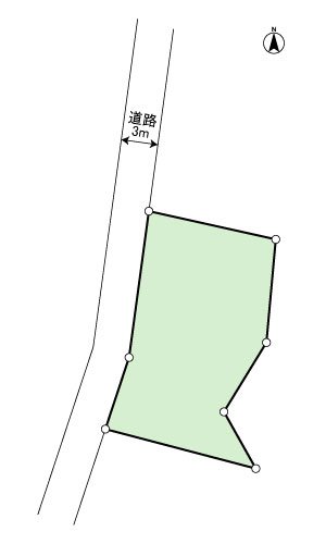 三島市旭ヶ丘24-16 間取図・土地図