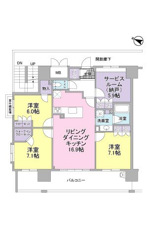 エンブルレジデンス藤枝駅南 間取図・土地図