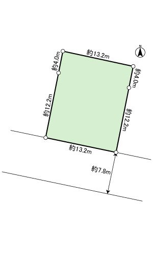 藤枝市音羽町三丁目 間取図・土地図