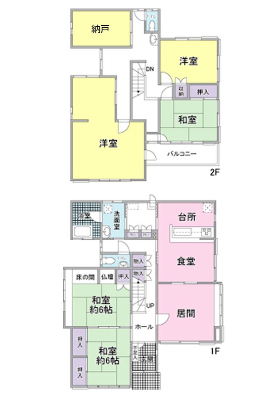 藤枝市田沼3丁目　中古戸建 間取図・土地図