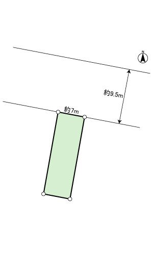 沼津市高沢町10-23（住居表示） 間取図・土地図
