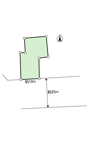沼津市市場町3-15 間取図・土地図