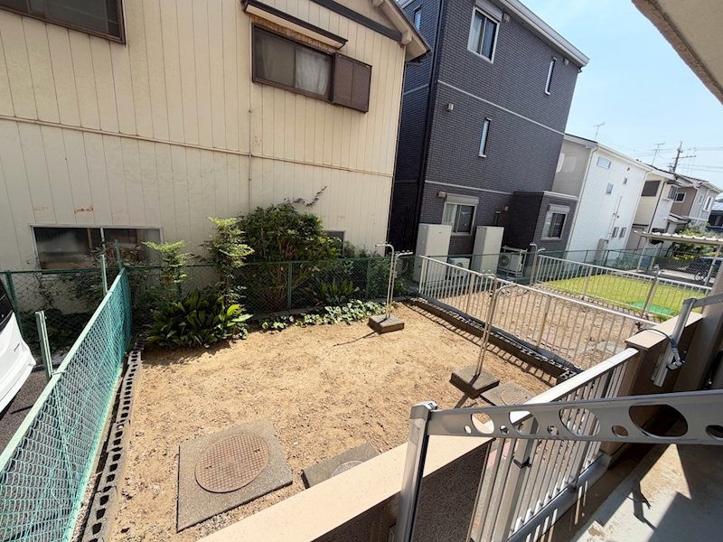サンミエール千歳 現地写真（庭）