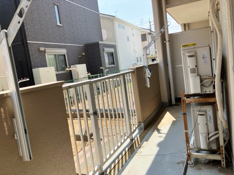 サンミエール千歳 現地写真（バルコニー）