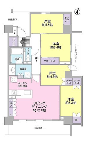 グランアネシス藤枝サウス 間取図・土地図