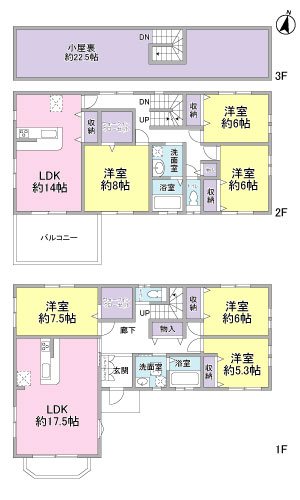 藤枝市高柳一丁目 間取図・土地図
