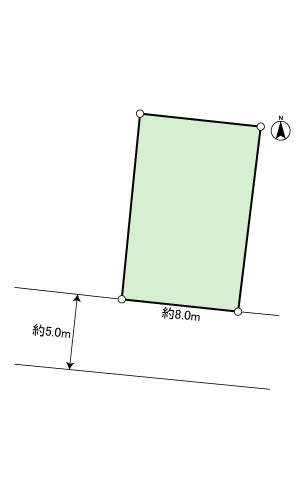 葵区瀬名二丁目　土地 間取図・土地図