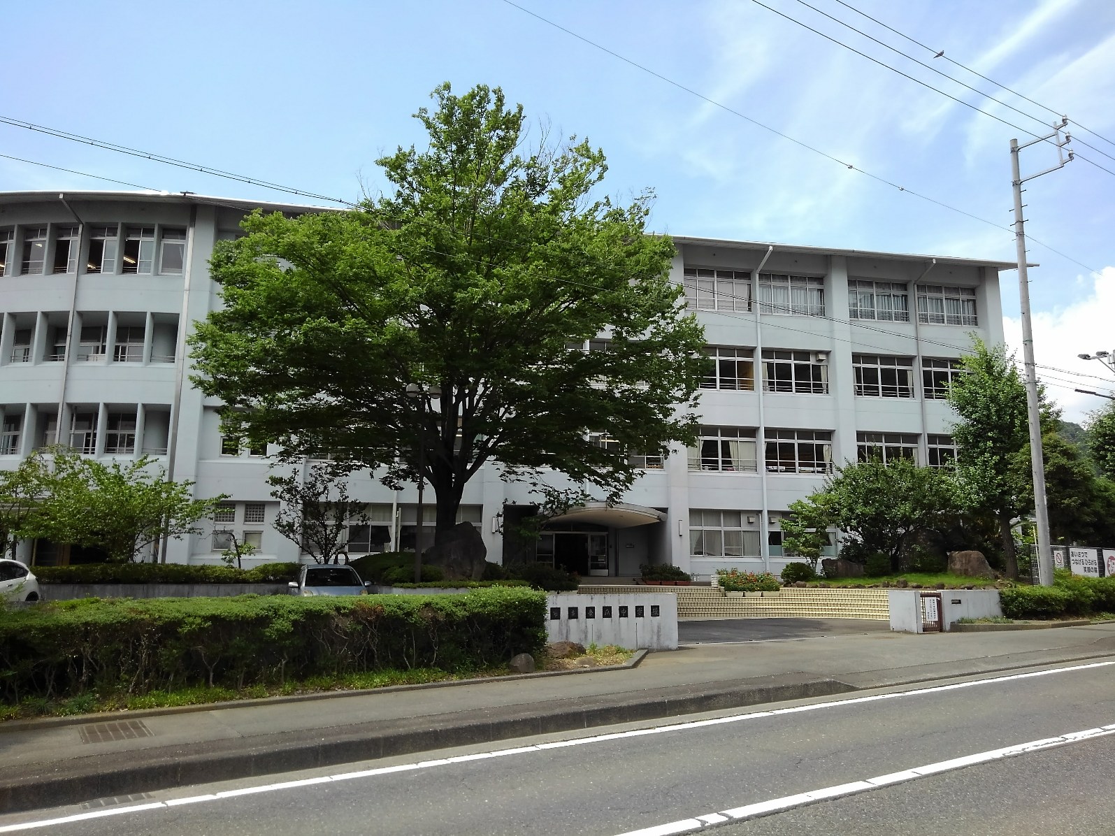 葵区瀬名二丁目　土地 中学校