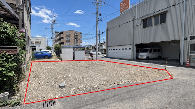 【期間限定販売】丸子新田　売土地 現地写真（前面道路含む現地写真）