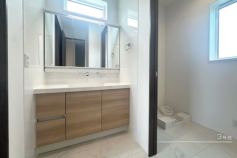 沼津市大岡　新築戸建（3号地） 内観写真（洗面台・洗面所）