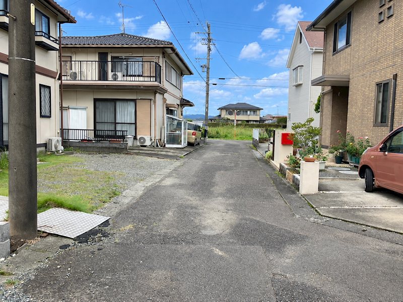 藤枝市大洲四丁目 現地写真（前面道路含む現地写真）