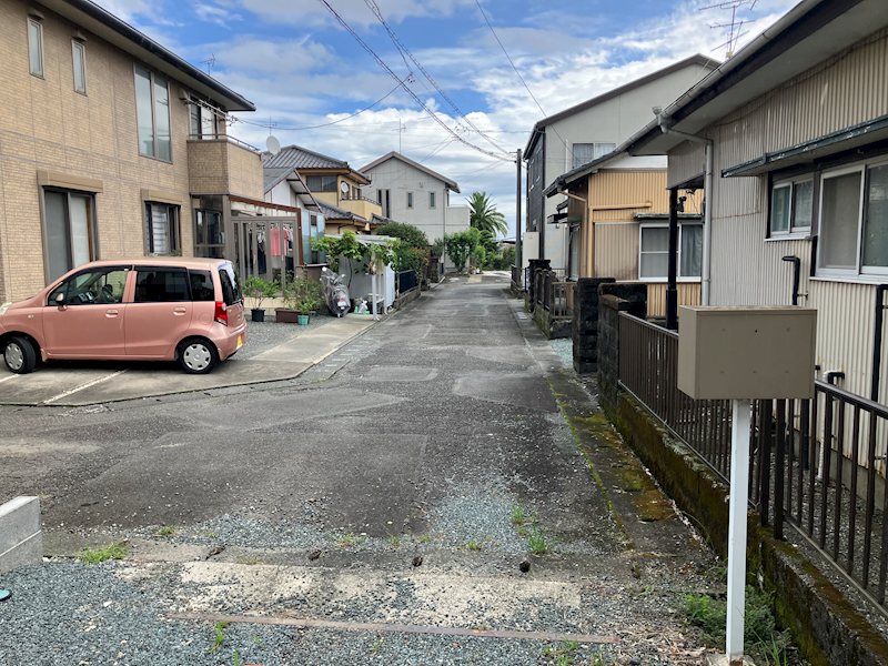 藤枝市大洲四丁目 現地写真（前面道路含む現地写真）