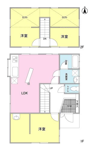 葵区瀬名二丁目　戸建 間取図・土地図