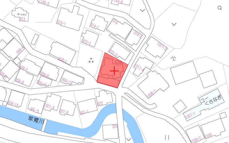 清水区草薙　土地 間取図・土地図