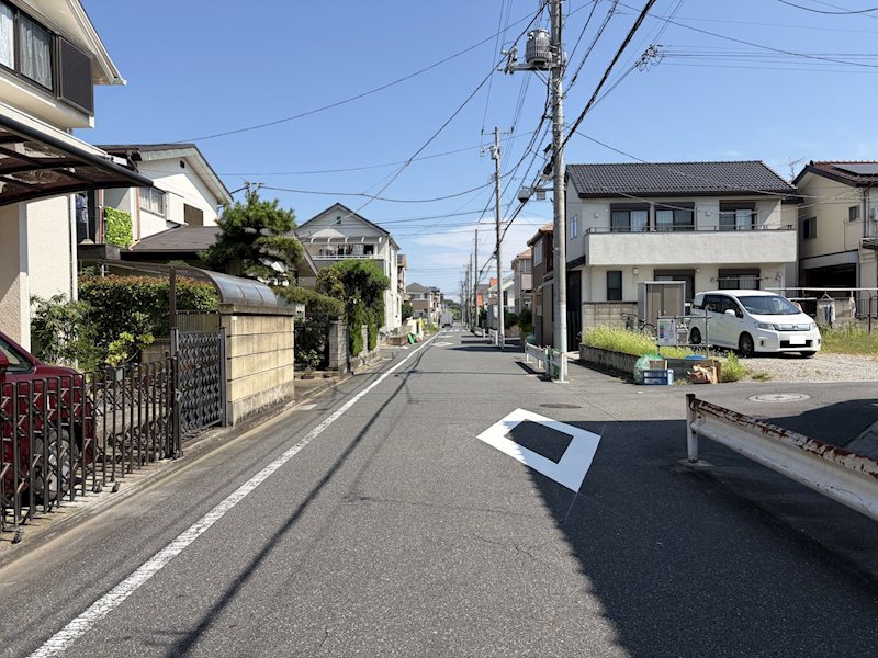 足立区西新井4丁目土地 現地写真（前面道路含む現地写真）