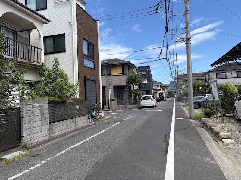 足立区鹿浜2丁目土地 現地写真（前面道路含む現地写真）