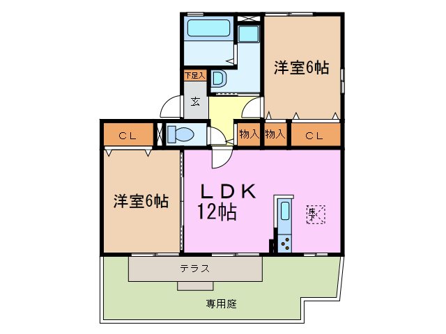 愛知県日進市赤池５丁目 間取図・土地図