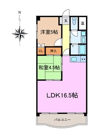 愛知県日進市浅田平子１丁目 間取図・土地図
