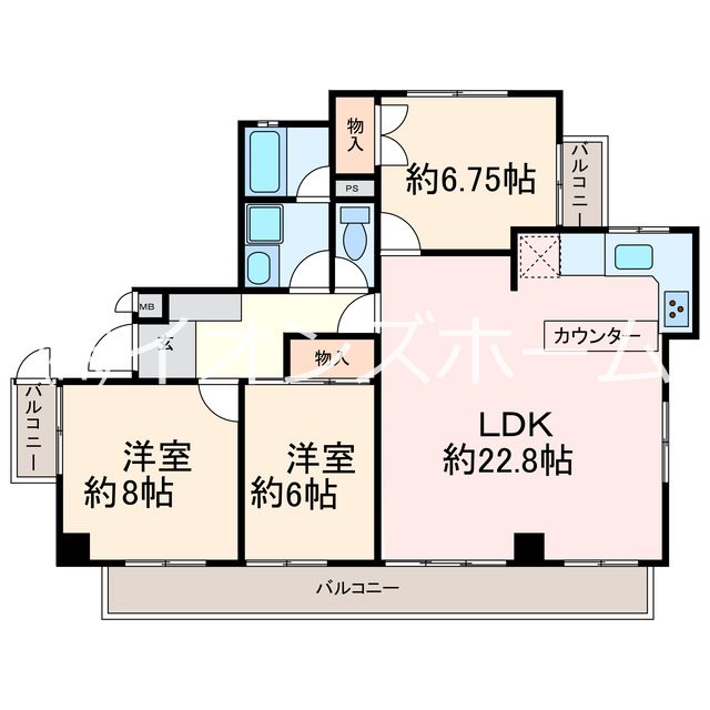 愛知県名古屋市天白区平針２丁目 間取図・土地図