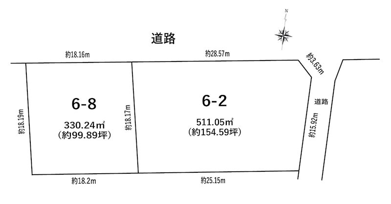 愛知県名古屋市南区鶴見通１丁目 間取図・土地図