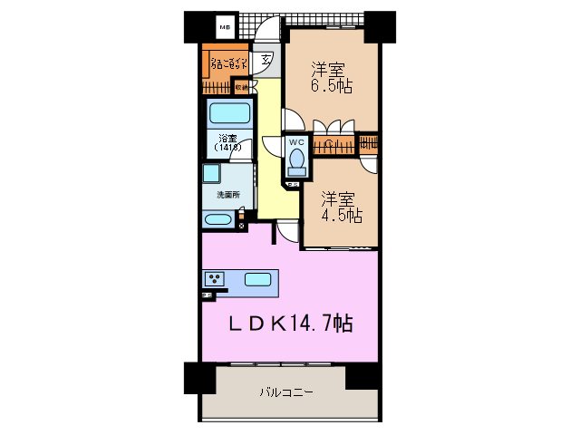 愛知県名古屋市中村区則武２丁目 間取図・土地図
