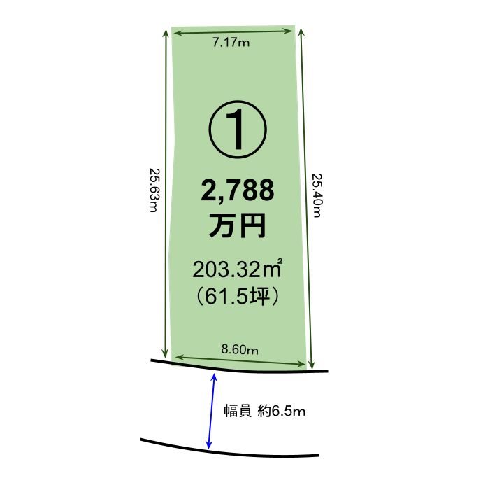 愛知県日進市折戸町前田 間取図・土地図