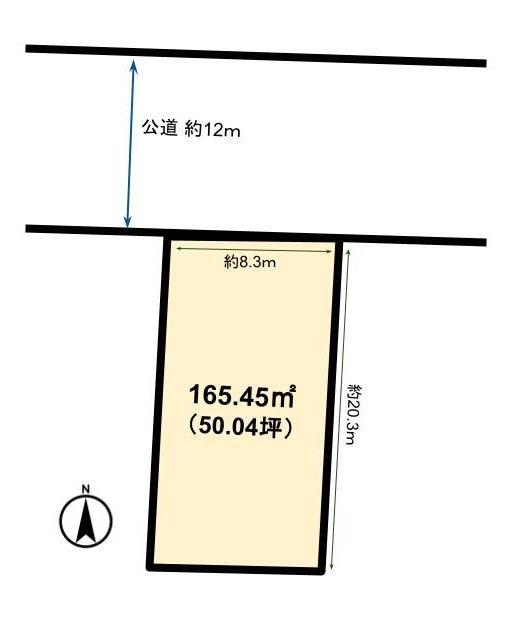 ★東郷町和合ケ丘一丁目 土地 間取図・土地図