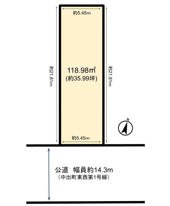 愛知県名古屋市熱田区青池町３丁目 間取図・土地図
