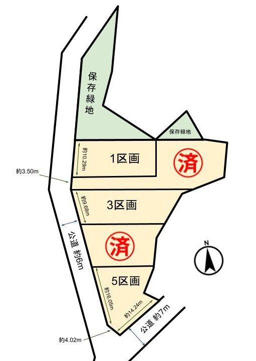 愛知県名古屋市天白区天白町大字平針黒石 間取図・土地図