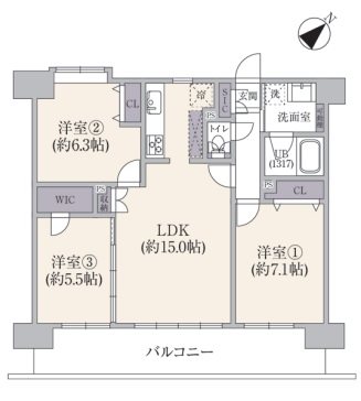 アイディーコート横須賀中央 間取り図